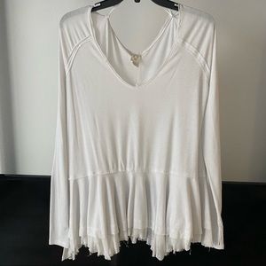 We The Free white long sleeve top